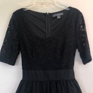 2/$25 Black dress with lace top and sash